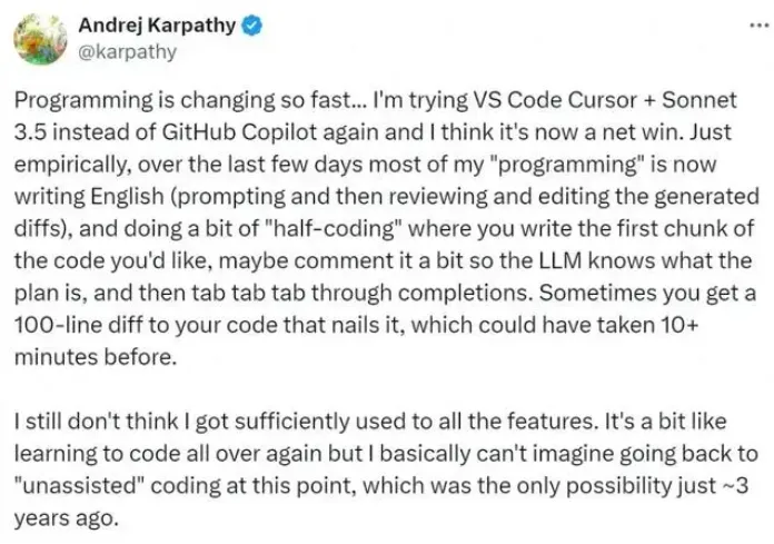 Karpathy 评论