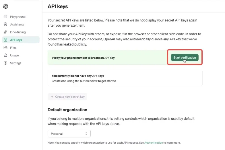 OpenAI API 绑卡与 API Key 申请详解教程