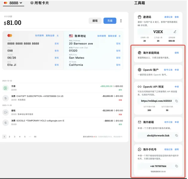 海外网络服务