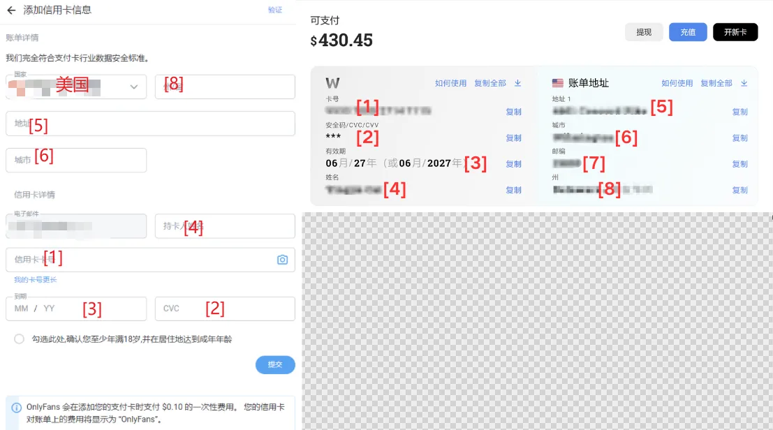 OnlyFans绑定