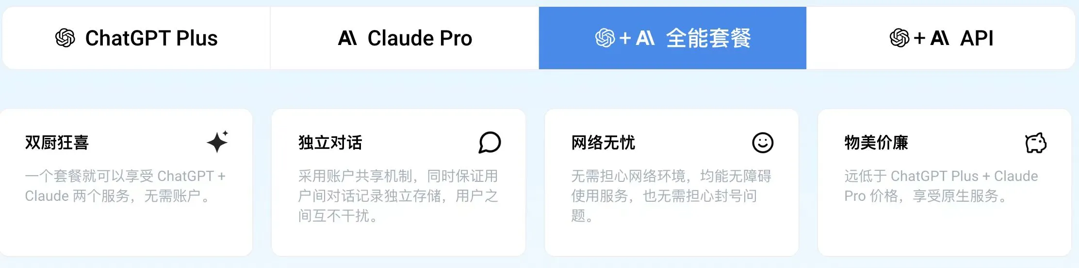 全能套餐